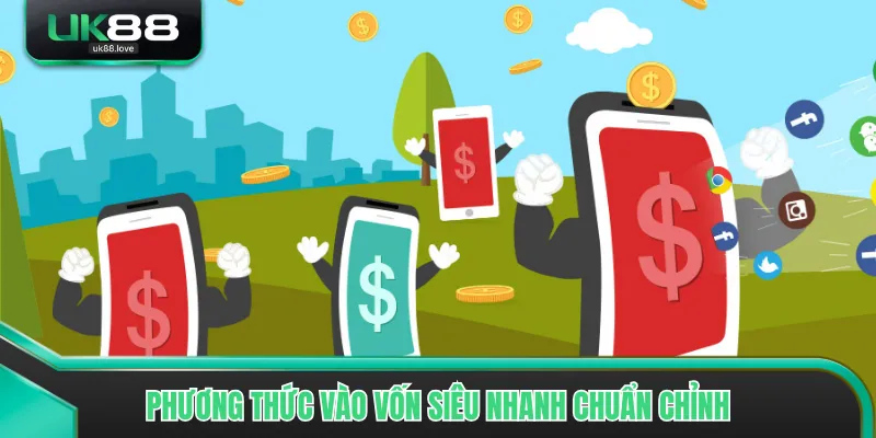 Phương thức vào vốn siêu nhanh chuẩn chỉnh